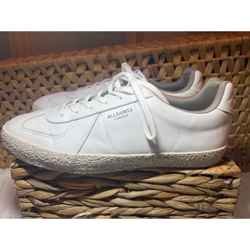 AllSaints - Jaimee Low Top Leather Trainers -  EU 44 / US 12